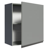 Gabinete Superior 60 cm 1 Puertas Nice Gris