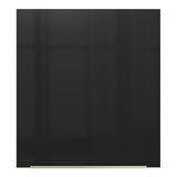 Gabinete Superior 60 cm 1 Puerta Lux Blanco/Negro