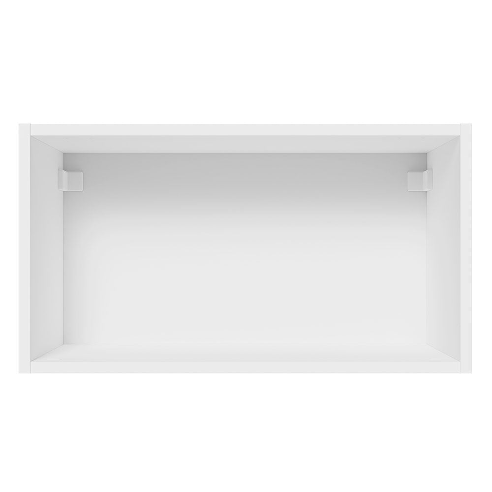 Gabinete Superior Madesa Acordes 100% MDF 60 cm 1 Puerta Basculante Blanco/Marrón