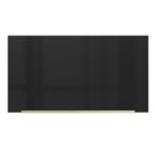 Gabinete Superior 60 cm 1 Puerta Abatible Blanco/Negro Lux Madesa