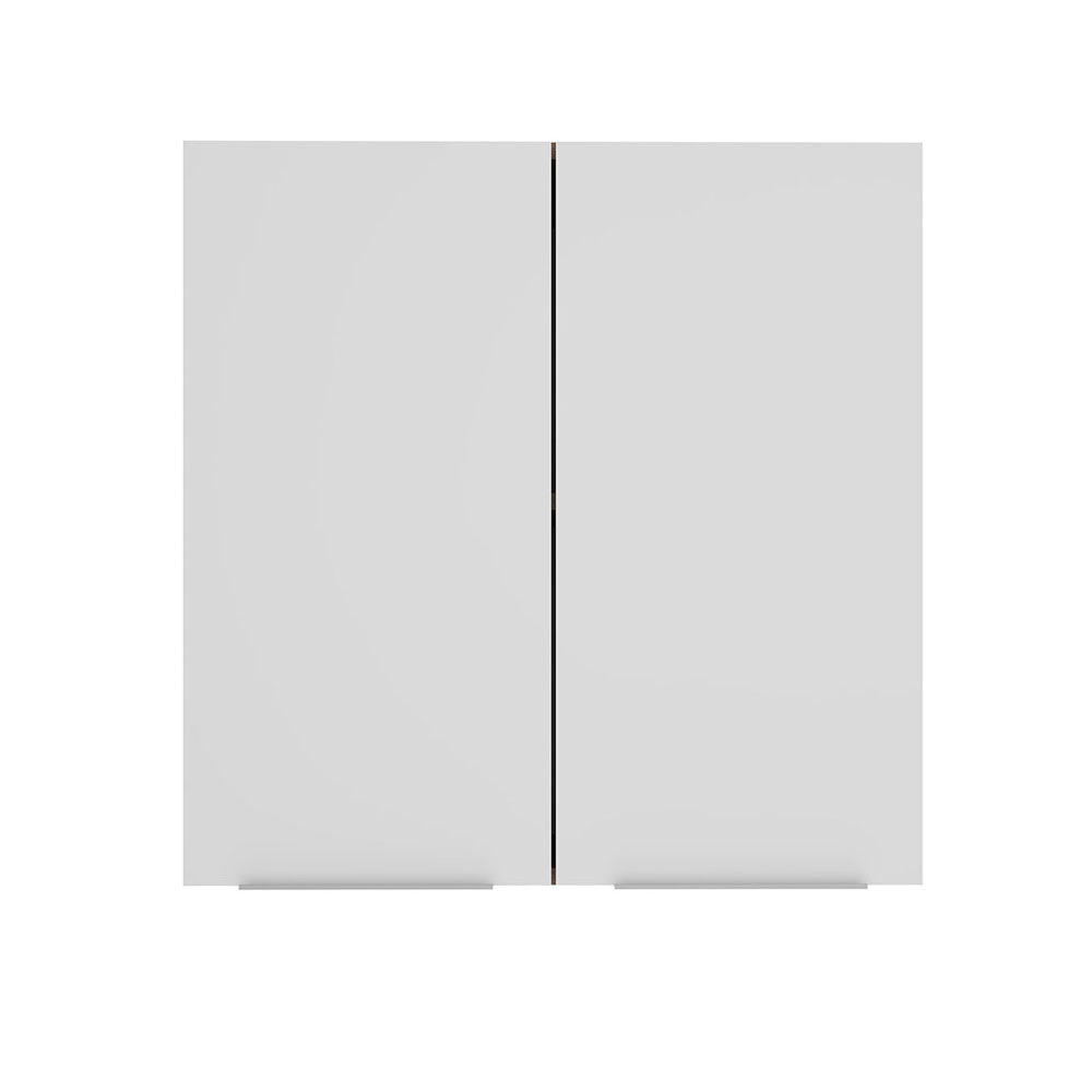 Gabinete Superior 70 cm 2 Puertas Marrón/Blanco Stella Madesa