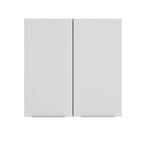 Gabinete Superior 70 cm 2 Puertas Marrón/Blanco Stella Madesa