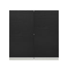Gabinete Superior 70 cm 2 Puertas Blanco/Negro Glamy Madesa