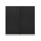 Gabinete Superior 70 cm 2 Puertas Marrón/Negro Glamy Madesa