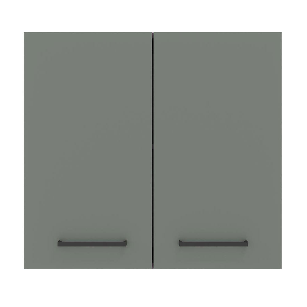 Gabinete Superior 70 cm 2 Puertas Blanco/Gris Agata Madesa