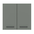 Gabinete Superior 70 cm 2 Puertas Blanco/Gris Agata Madesa