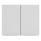 Gabinete Superior 80 cm 2 Puertas Blanco Stella Madesa