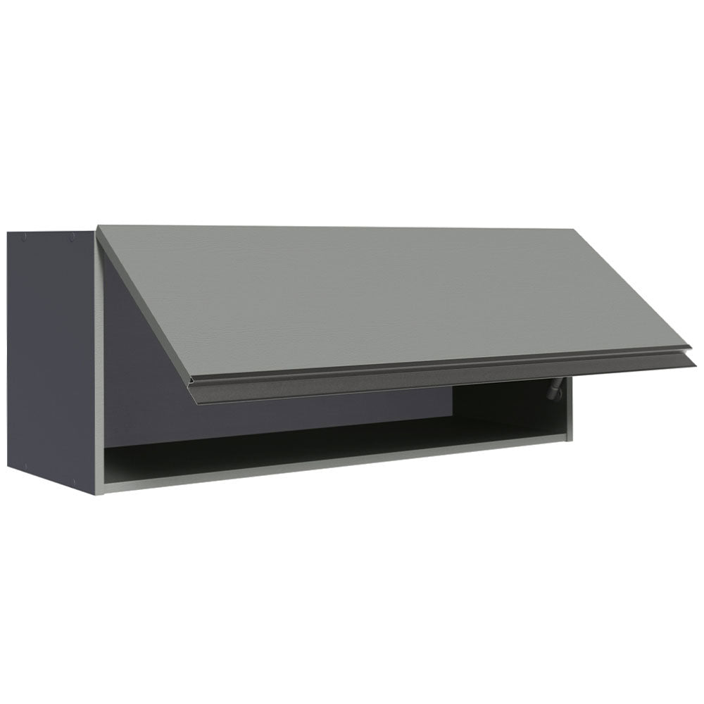 Gabinete Superior 80 cm 1 Puerta Abatible Gris Nice Madesa