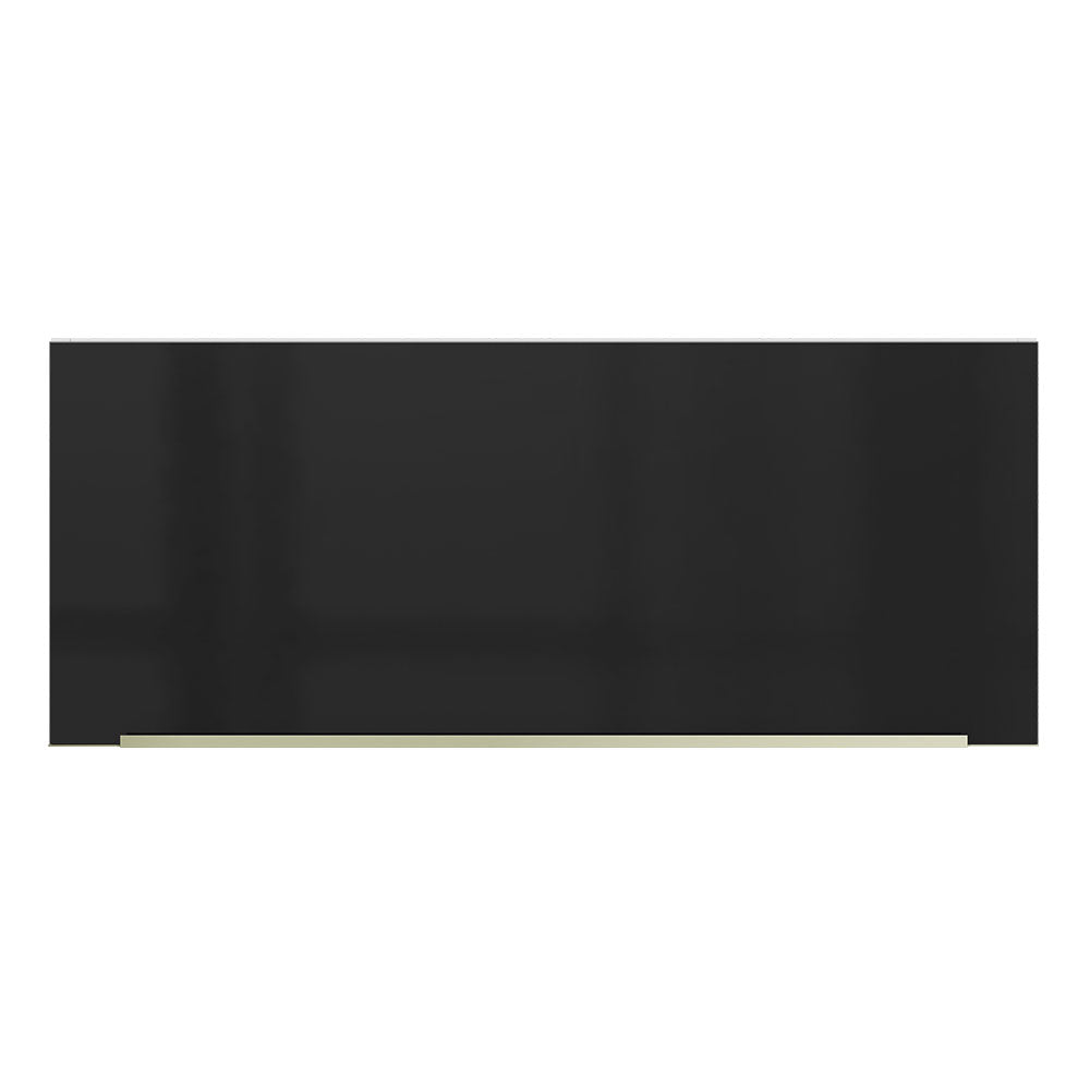 Gabinete Superior 80 cm 1 Puerta Abatible Blanco/Negro Lux Madesa