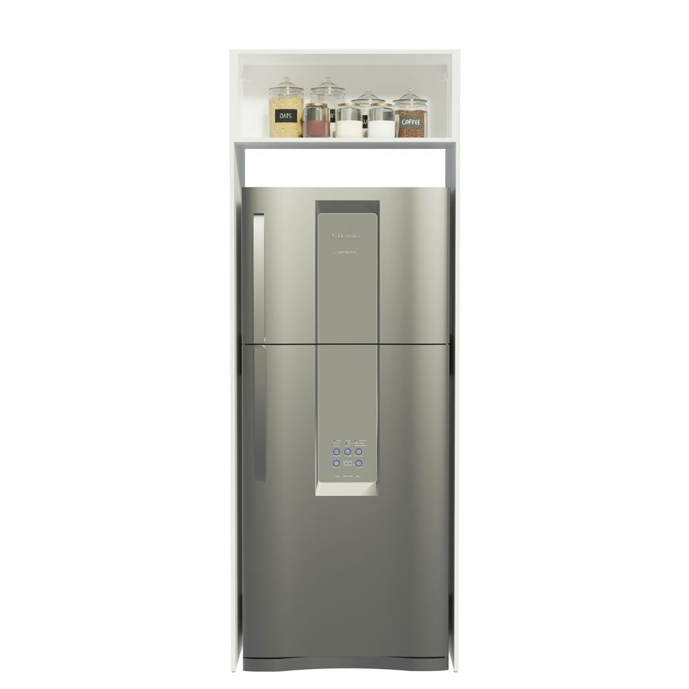 Mueble para Refrigerador 1 Puerta Blanco Stella Madesa