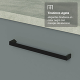 Cocina Integral Esquinera 549cm Blanco/Gris Agata 01