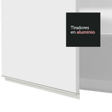 Cocina Compacta 180cm Blanco Glamy 05