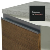 Cocina Compacta 180cm Blanco/Marrón Glamy 08