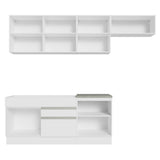 Cocina Integral 260cm Blanco Glamy 03