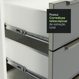 Cocina Integral 180cm Lux Blanco/Gris 01