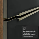 Cocina Integral 240cm Marrón/Negro Lux 08