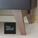 Cocina Integral 235cm Negro Reims Madesa 02
