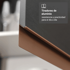 Cocina Integral 330 cm Con Mueble para Horno Negro Reims Madesa