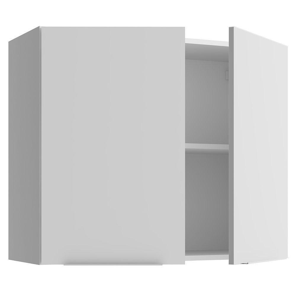 Gabinete Superior para Recámara 80 cm 2 Puertas Blanco Neo Madesa