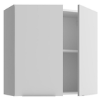 Gabinete Superior para Recámara 70 cm 2 Puertas Blanco Neo Madesa