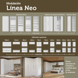 Nicho de Pared 20 cm 4 Repisas Blanco Neo Madesa