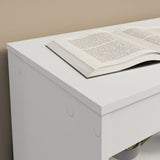 Mueble con Panel para TV hasta 65 Pulgadas con patas Blanco Detroit Madesa