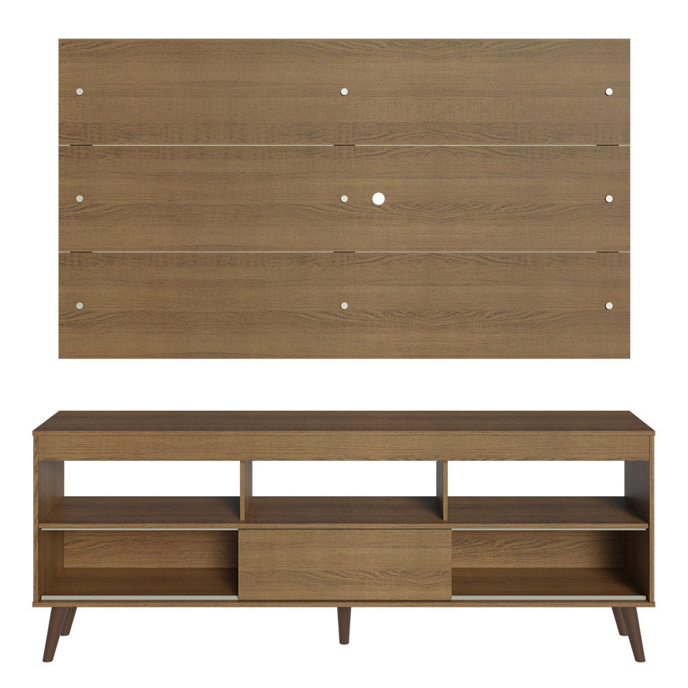 Mueble para TV y Panel Hasta 65" con Patas Marrón Detroit