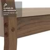 Comedor Mesa con Encimera de Madera 4 Sillas Tina Madesa RB