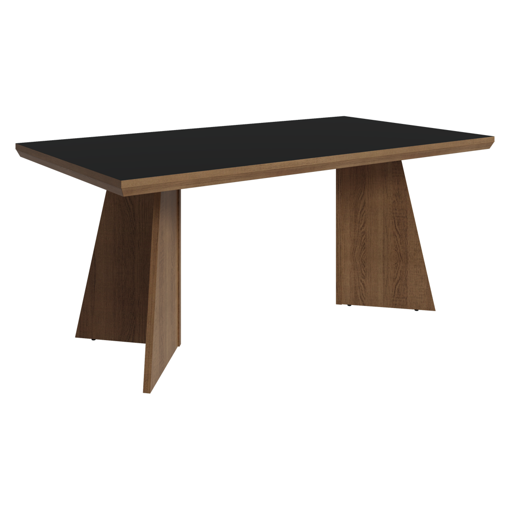 Conjunto de Comedor 6 Sillas Marrón/Negro/Imperial Sarlat Madesa