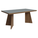 Conjunto de Comedor 6 Sillas Marrón/Gris/Silver Sarlat Madesa