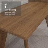 Mesa Auxiliar Multiuso 120cm Marrón con Patas Altas 5319