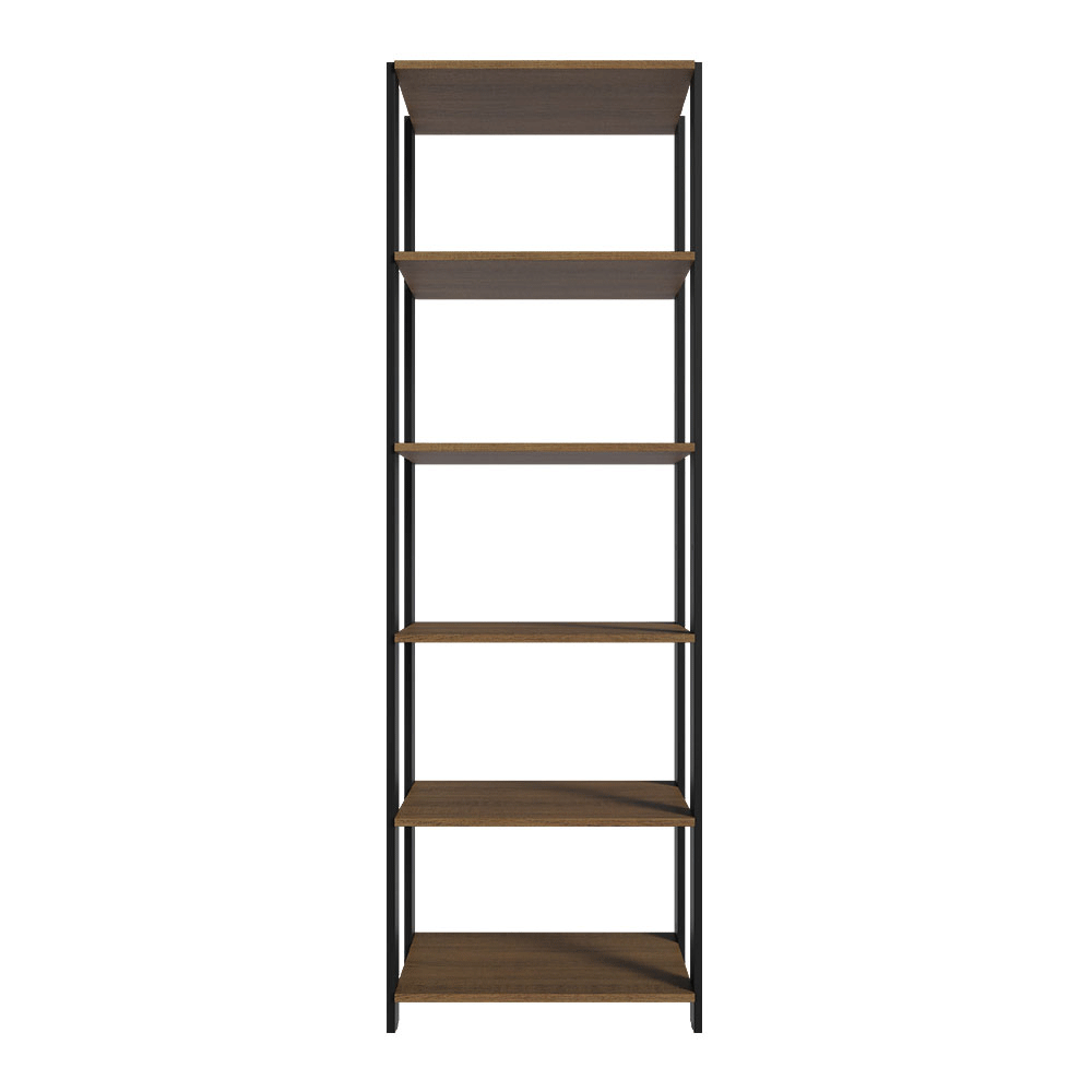 Estante Multiuso 59cm Marrón/Negro Madesa