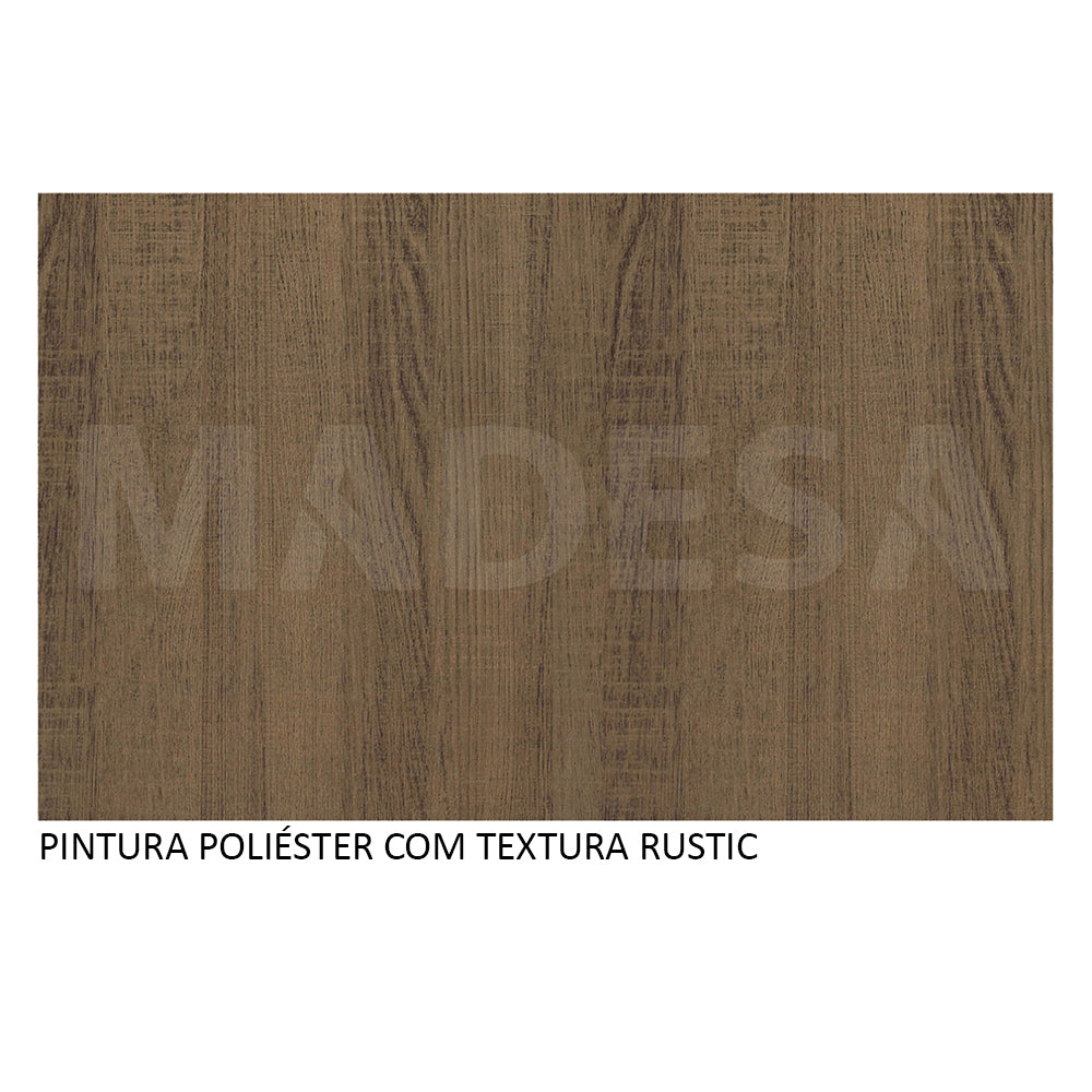 Clóset Infantil 119 cm 2 Puertas Corredizas Con 2 Espejos Marrón Nick Madesa