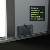 Clóset Matrimonial 100% MDF Royale 3 Puertas Corredizas con Espejo Negro