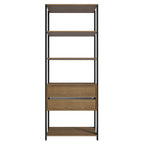 Clóset Modular Abierto 70 cm 2 Cajones Marrón/Negro Valencia Madesa