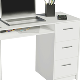 Escritorio para PC Alaska 3 Cajones 1 Puerta Blanco