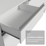 Cocina Integral 240cm Blanco Diamante