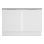 Gabinete Bajo 120 cm 2 Puertas Blanco Stella Madesa
