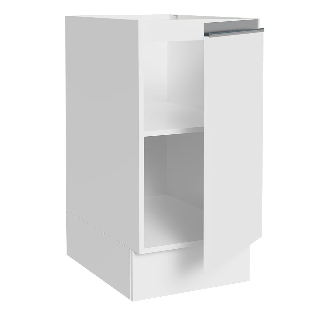 Gabinete Bajo 40 cm 1 Puerta Sin Encimera Blanco Glamy Madesa