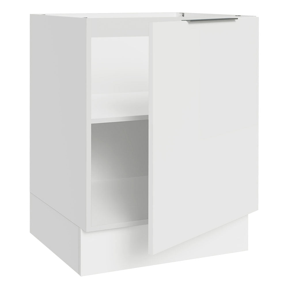 Gabinete Bajo 60 cm 1 Puerta Sin Encimera Blanco Stella Madesa