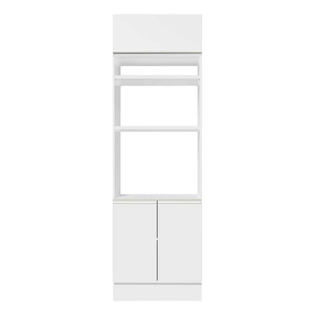 Mueble de Cocina para Horno 70 x 60 cm 3 Puertas Blanco Glamy