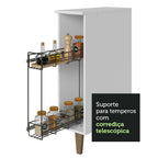 Especiero de Cocina 20 cm Blanco Reims Madesa