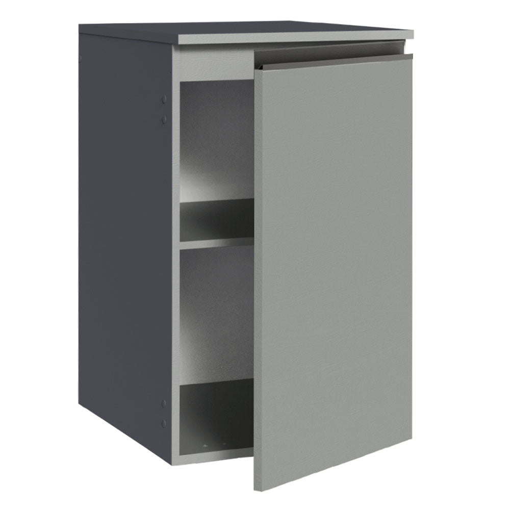 Gabinete Bajo 40 cm 1 Puerta Gris Nice Madesa