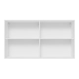 Gabinete Superior 120 cm 2 Puertas Lux Blanco/Negro