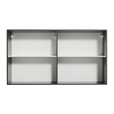 Gabinete Superior 120 cm 2 Puertas Reims Negro