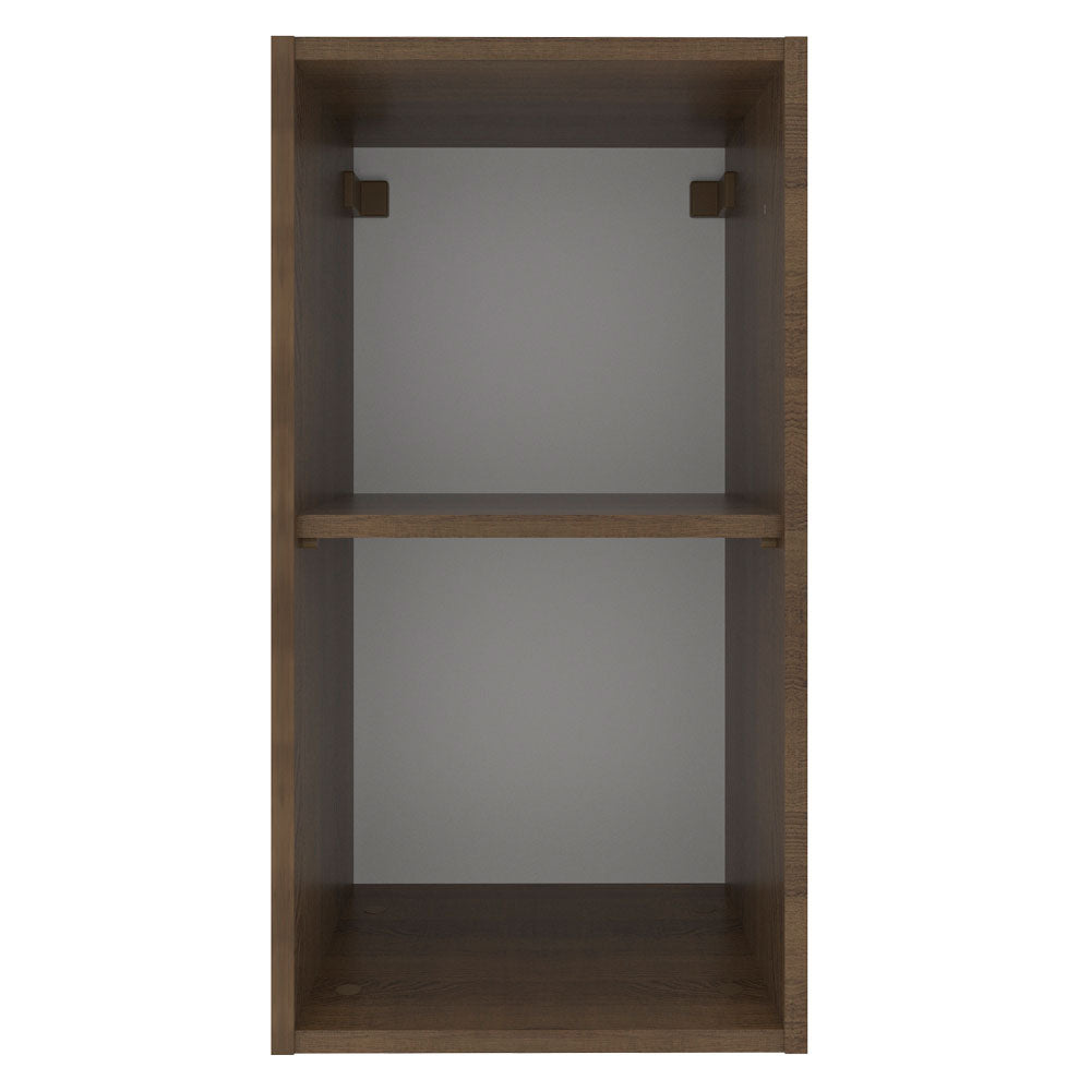 Gabinete Superior 35 cm 1 Puerta Marrón/Blanco Stella Madesa