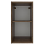 Gabinete Superior 35 cm 1 Puerta Marrón/Blanco Stella Madesa