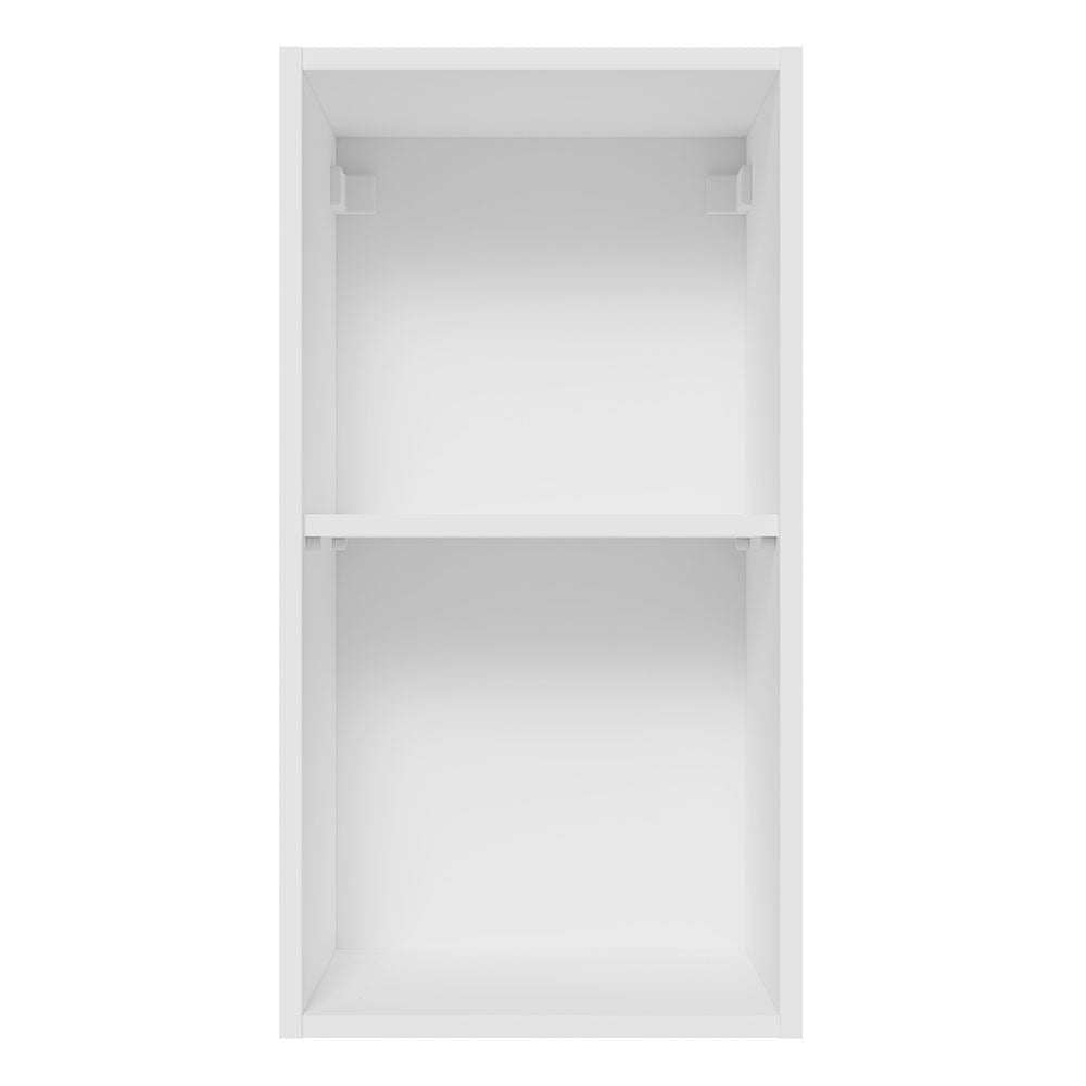 Gabinete Superior 35 cm 1 Puerta Lux Blanco/Negro