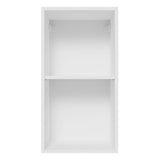 Gabinete Superior 35 cm 1 Puerta Lux Blanco/Negro