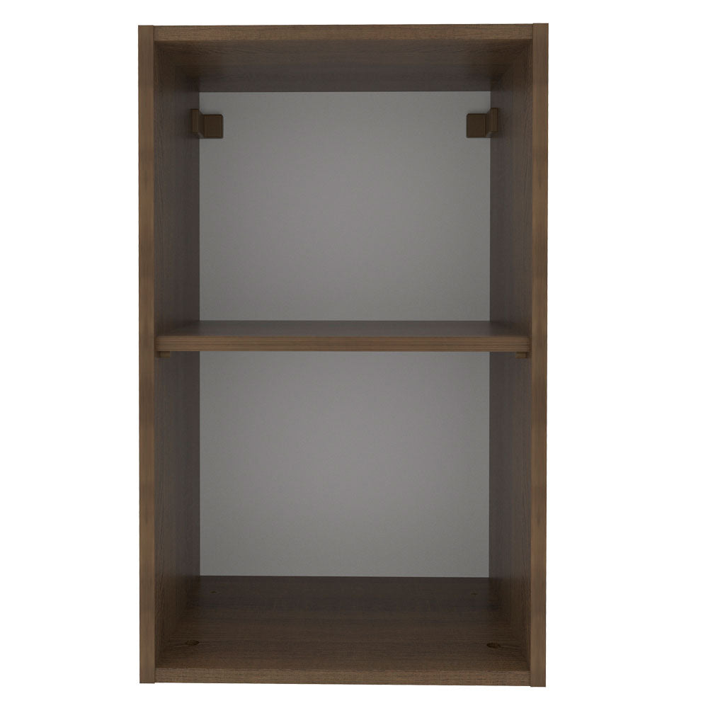 Gabinete Superior 40 cm 1 Puerta Marrón/Blanco Stella Madesa